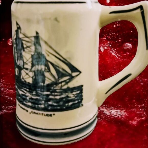 BLUE DELFT BEER STEIN Made in HOLLAND - Picture 4 of 9